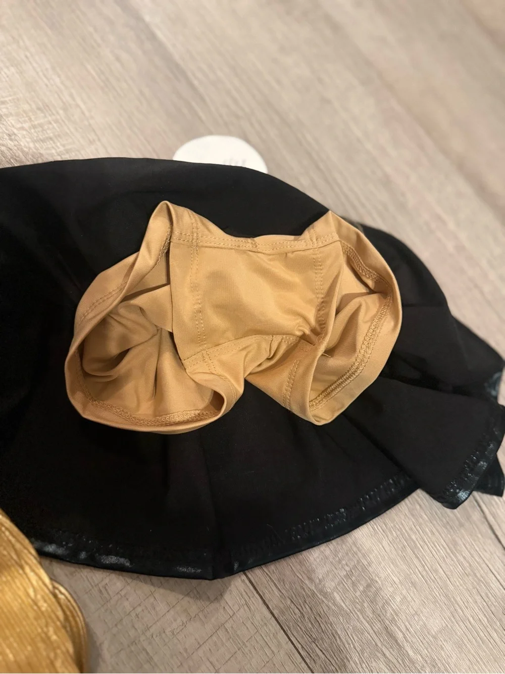 Size 4T Azarhia Skorts Set of 3 Gold, Maroon & Black Metallic